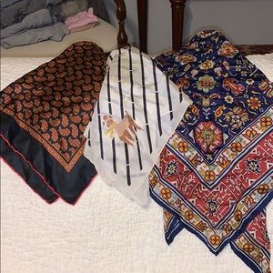 Bundle vintage scarves